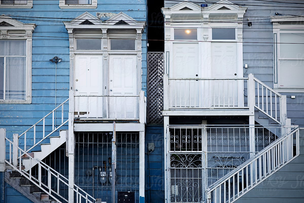 Twin Victorians, San Francisco