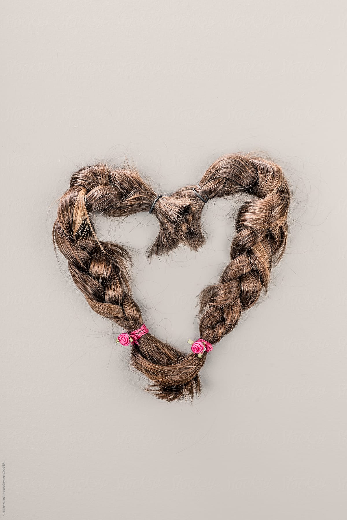 Collection of Cut Off Pigtails for Donation