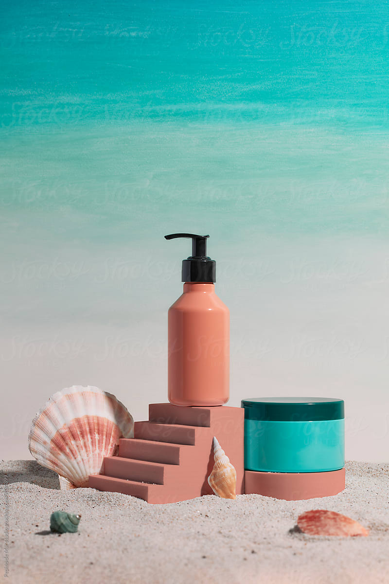 Seaside cosmetic products