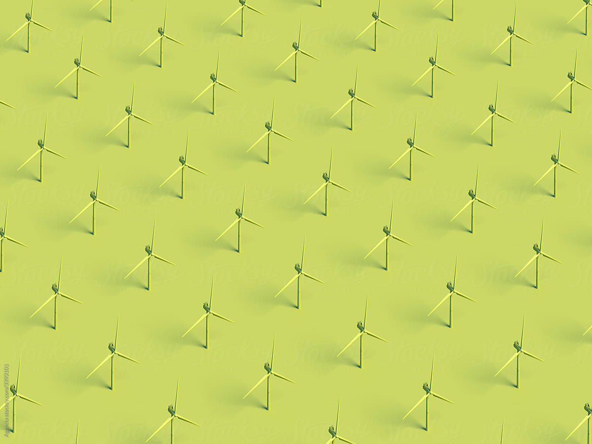 Turbine Patterns, Green