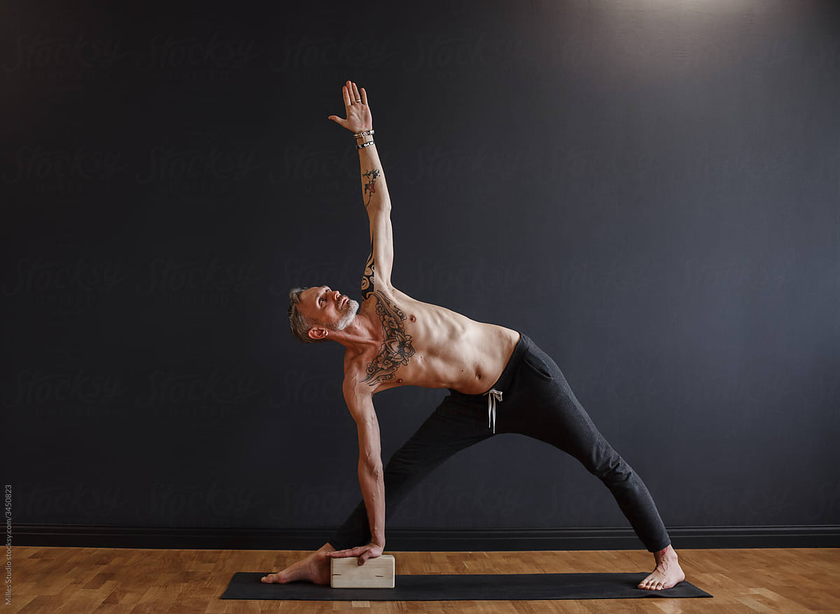Working the Feet in Triangle Pose