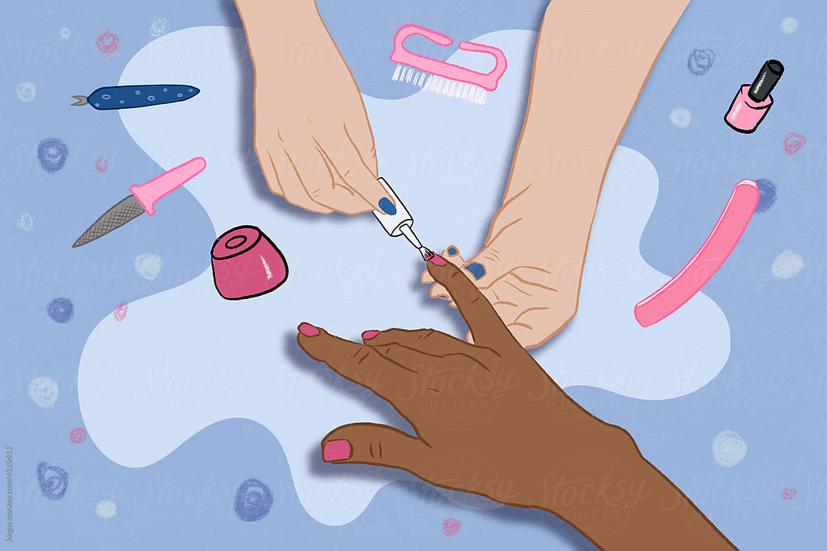 Manicure illustration