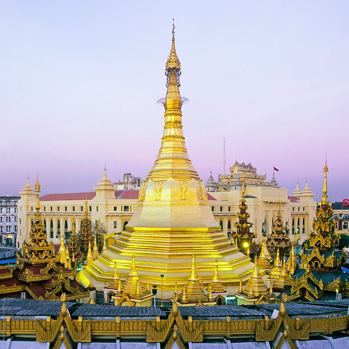 The Shwedagon Pagoda, Yangon (Rangoon), Yangon region, Republic of the Union of Myanmar (Burma), Asia