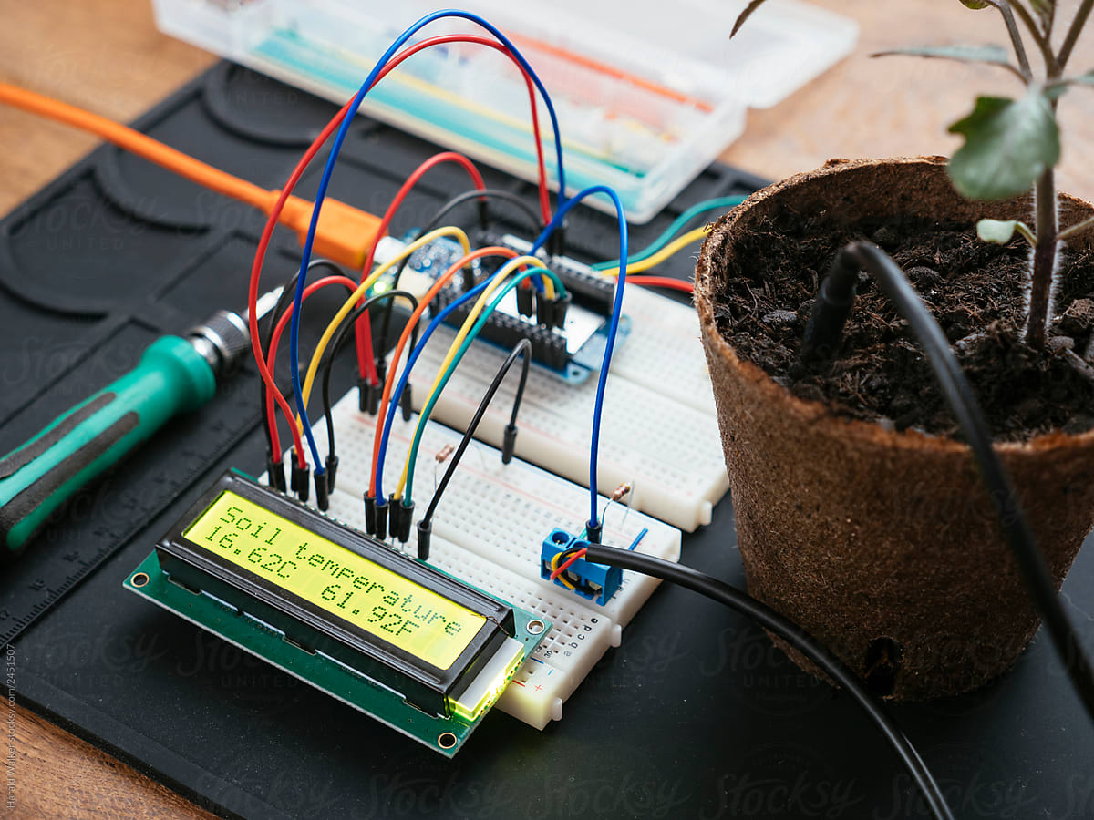 Soil temperature sensor prototype