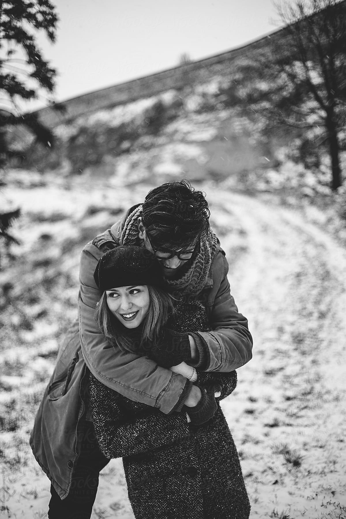 Love winter couple.