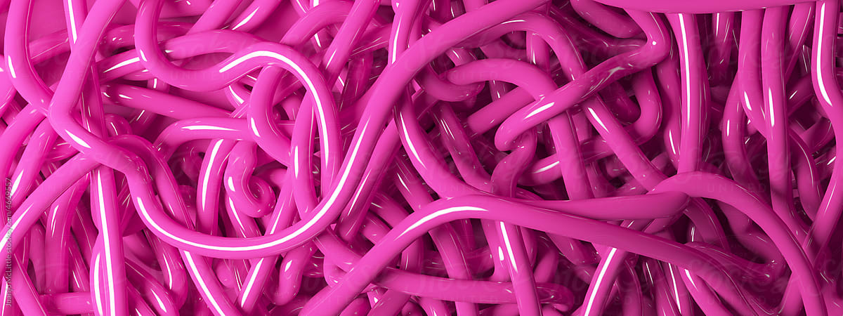 Pink  wires