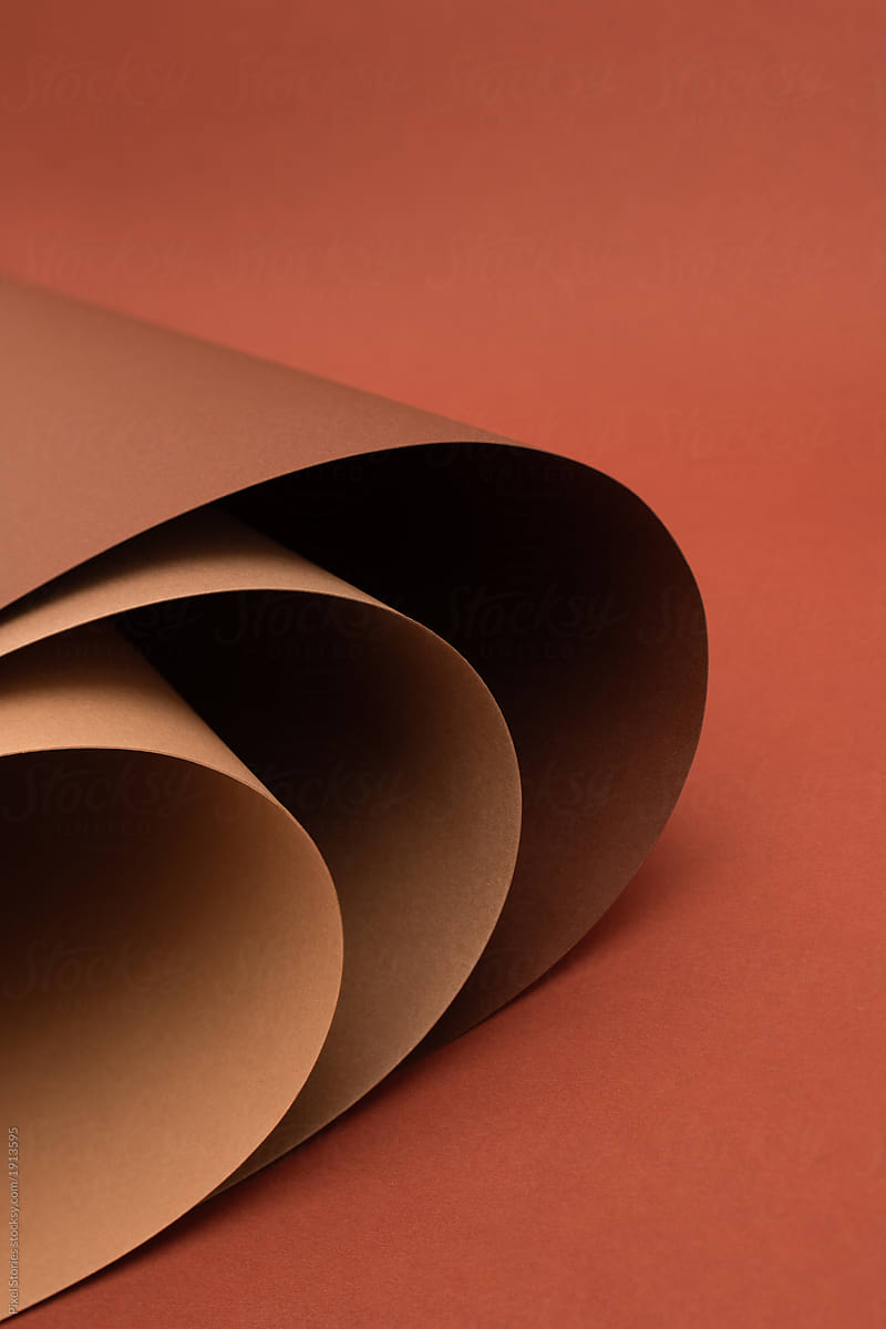 Brown palette paper design background