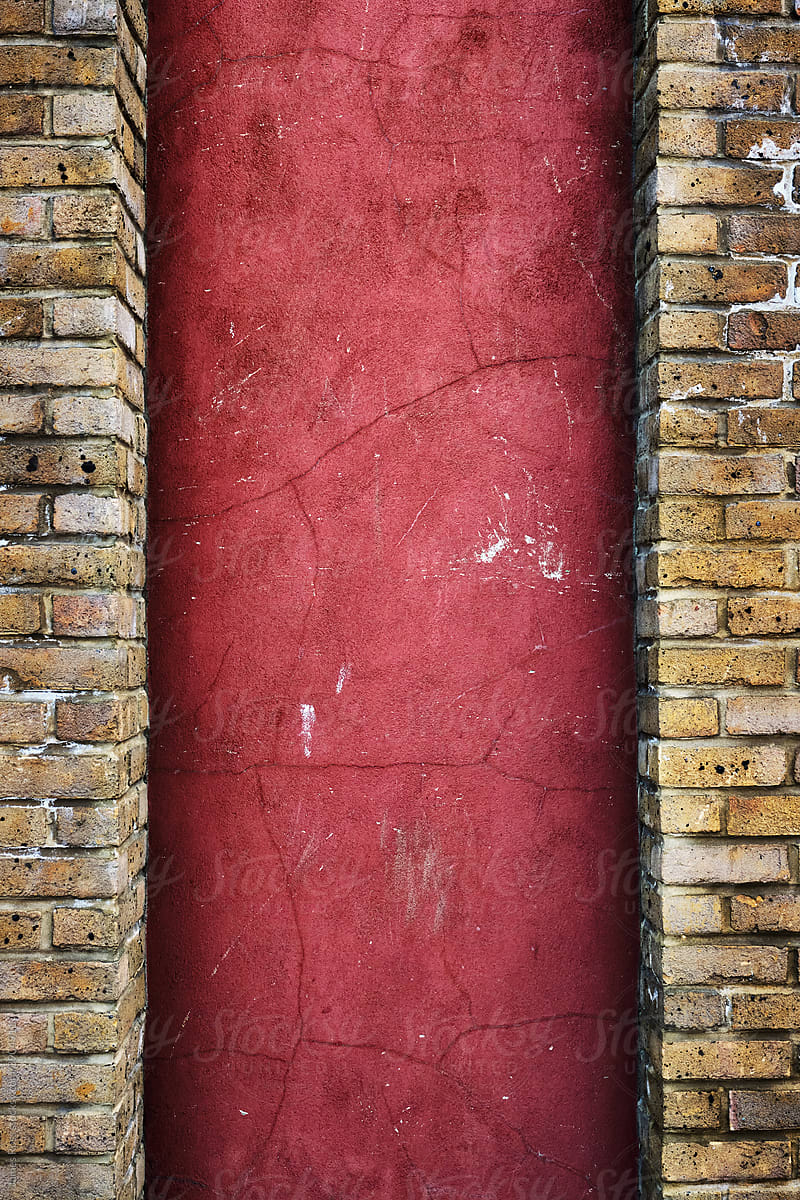 Cracked Red Wall