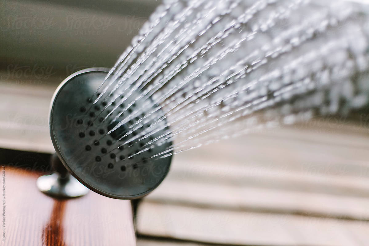 Water From Shower Head