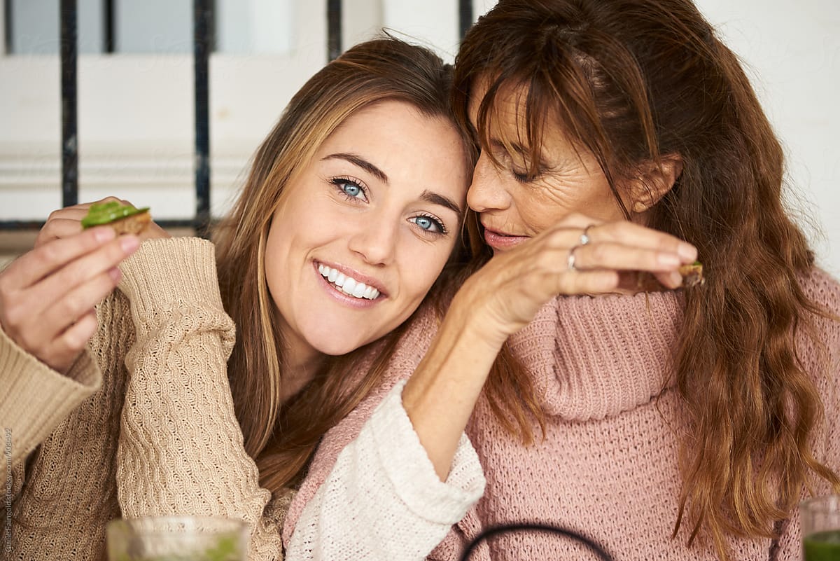 Tender Portrait Of Mother And Daughter By Stocksy Contributor Guille