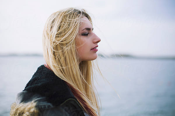 An Attractive Young Woman Lies In Milk Bath By Jovana Rikalo Stocksy United