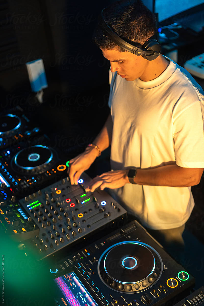 DJ Playing Music