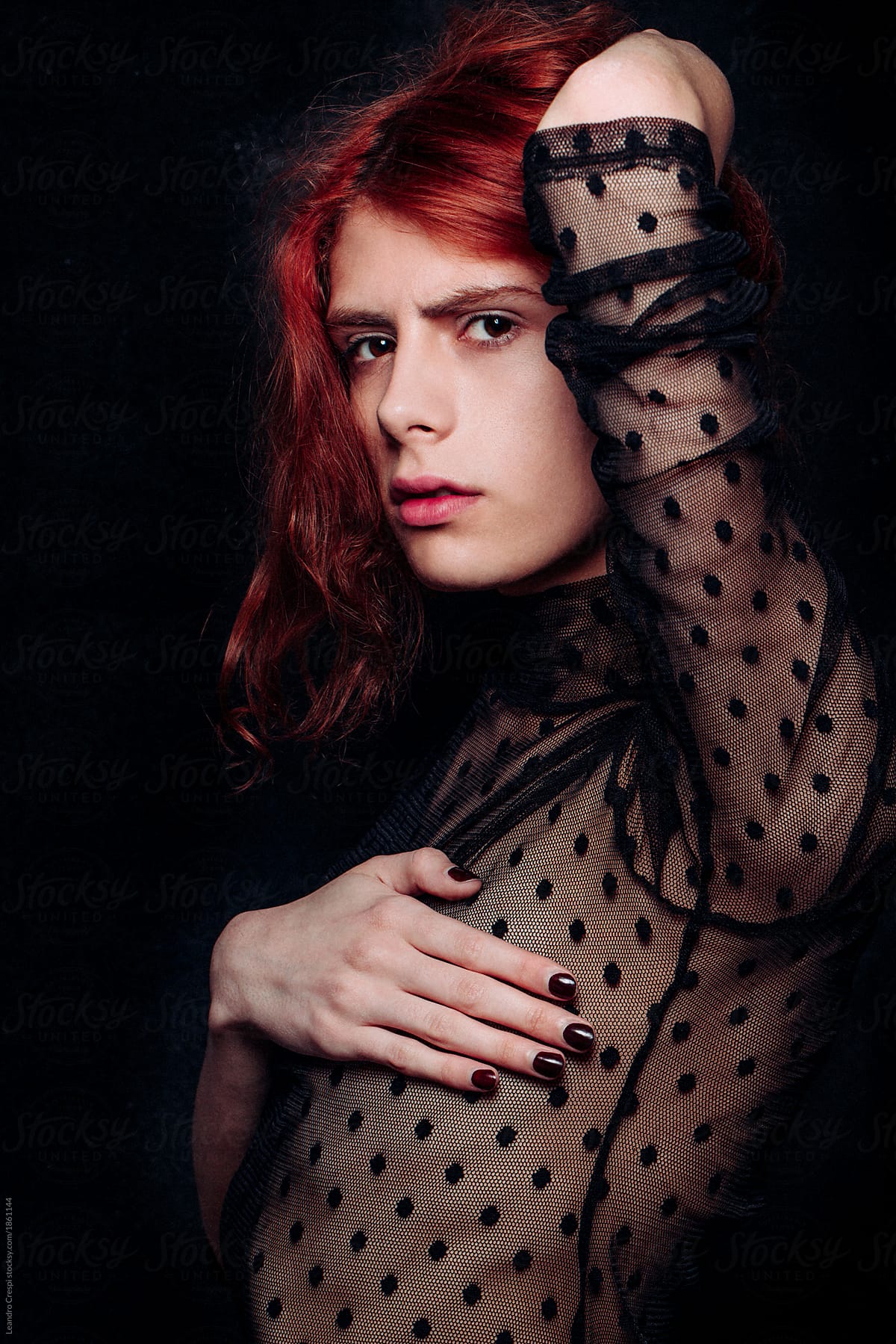 Gender revolution - Transgender woman studio portraits