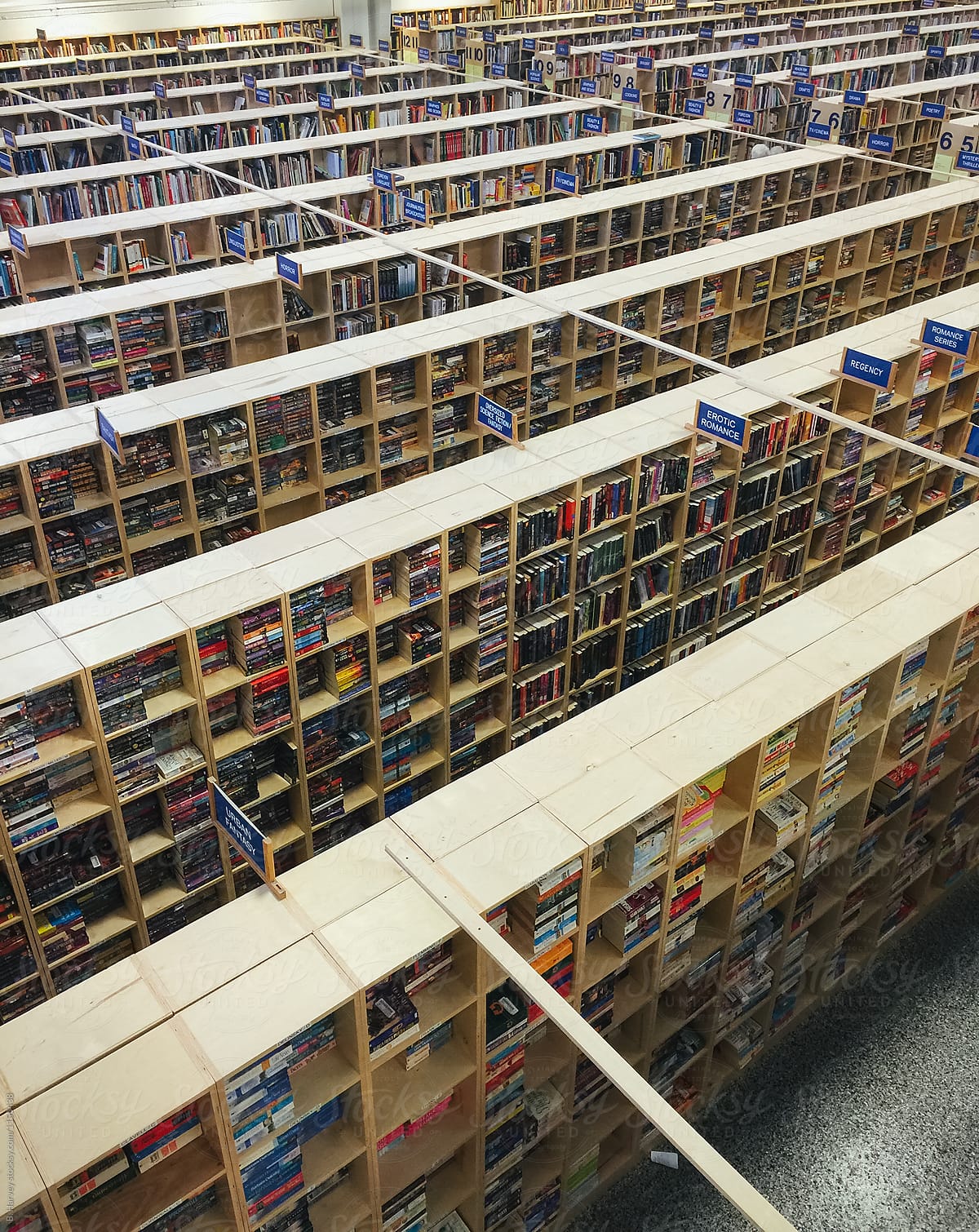 Beautiful Shelves of Books