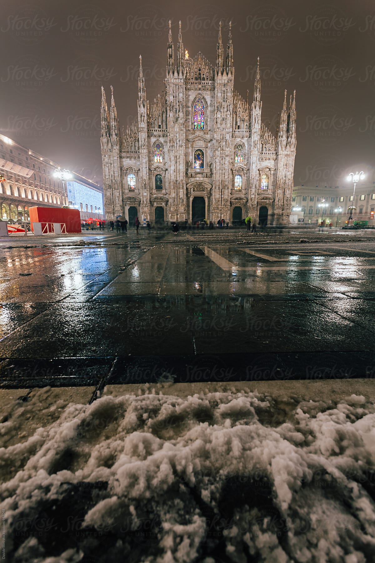 Milan city center