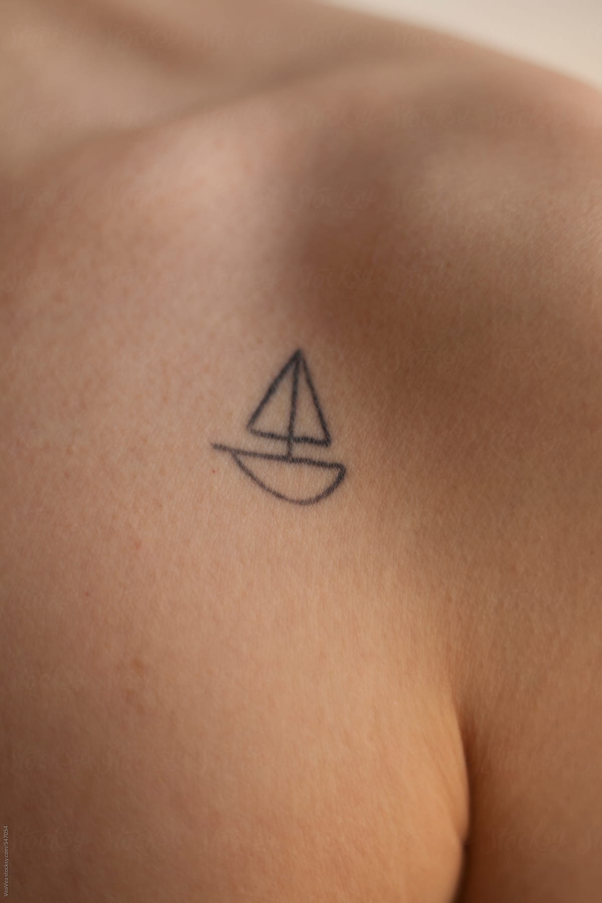 Tattoo tagged with: fine line, small, sailing ship, line art, inner arm,  watercraft, tiny, cagridurmaz, travel, ifttt, little | inked-app.com