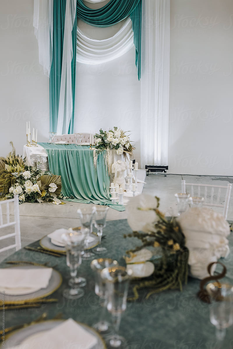 Wedding banquet restaurant interior