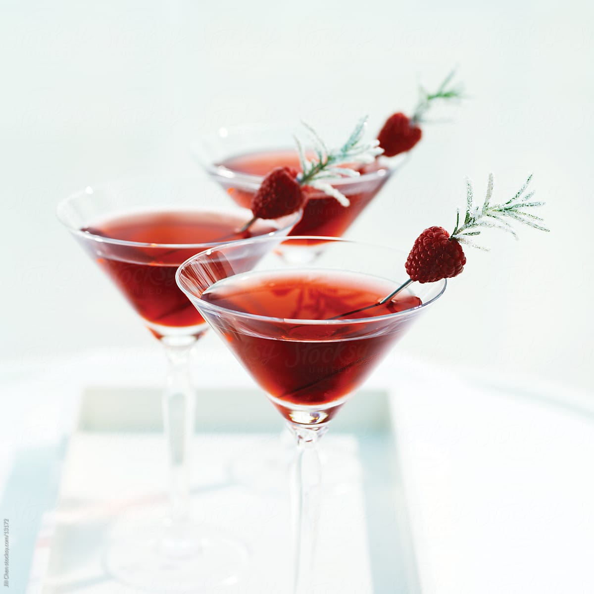 Three Red Martinis