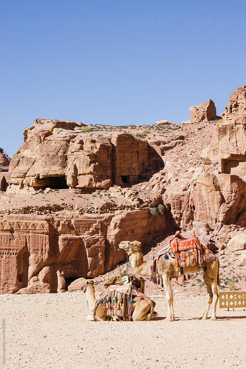 Exploring the ancient city of Petra, Jordan