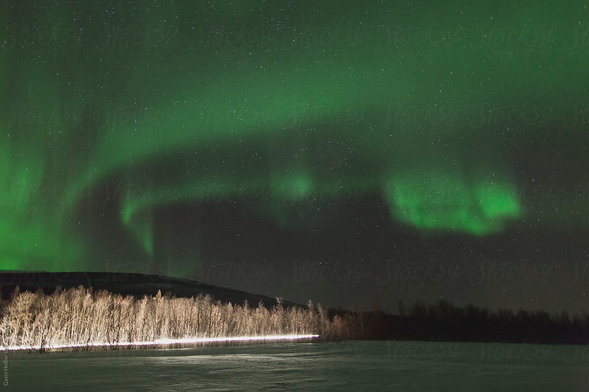 Aurora Borealis, Northern Lights, Troms region, Norway
