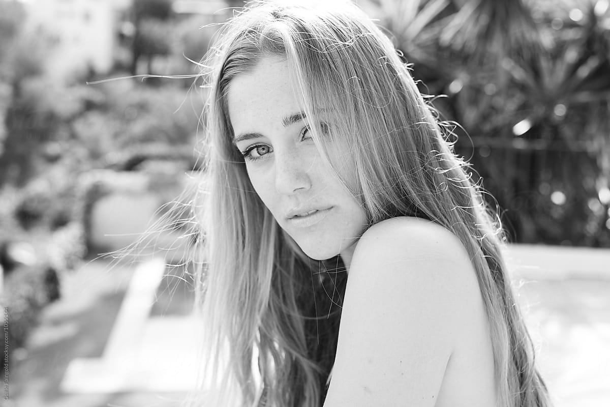 Calmly Looking At Camera Beautiful Girl By Stocksy Contributor Guille Faingold Stocksy 