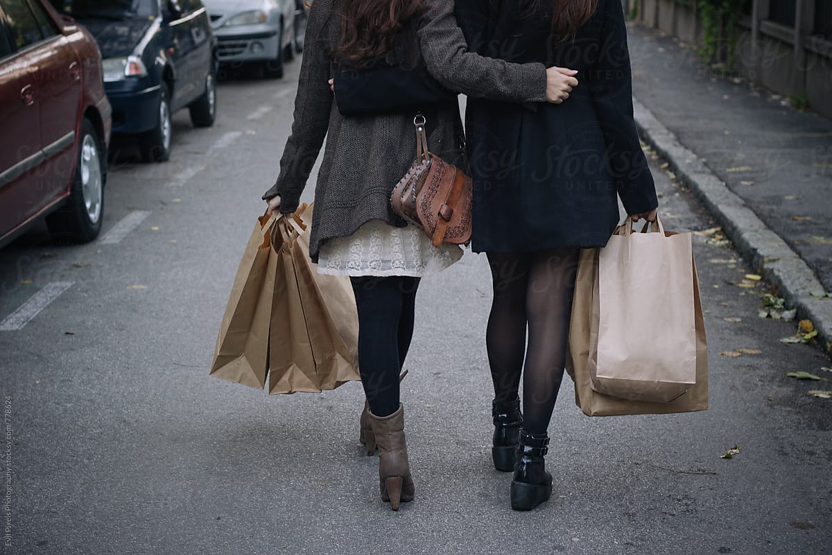 Anonymous Women With Shopping Bags