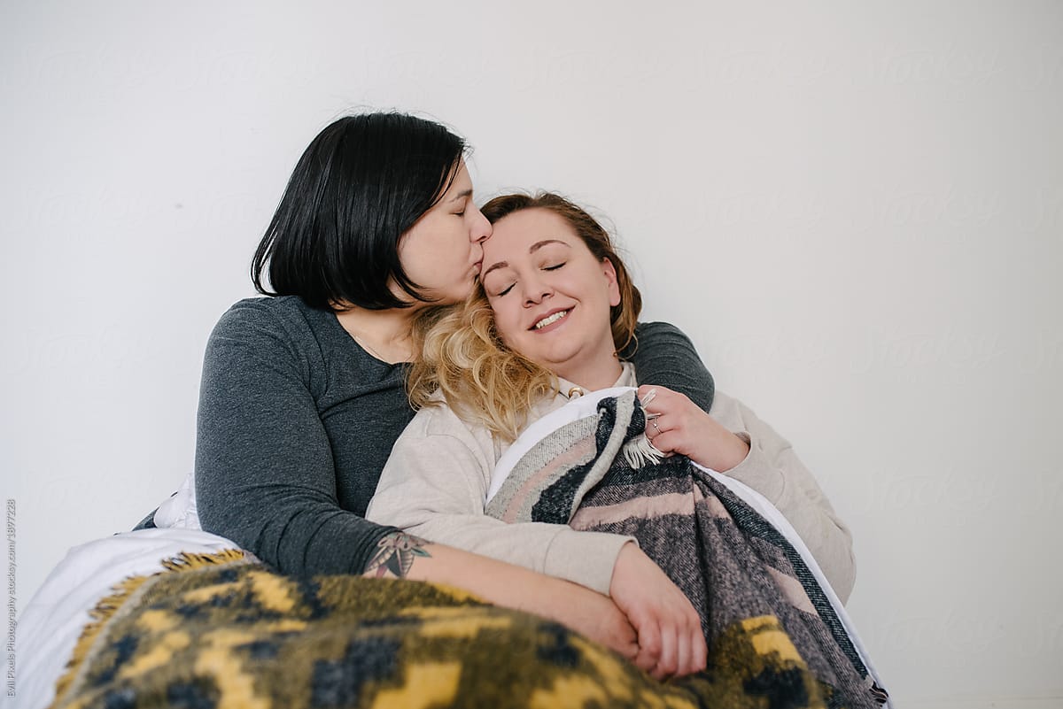 Lesbian Couple In Bed By Stocksy Contributor Branislava Živić Stocksy 