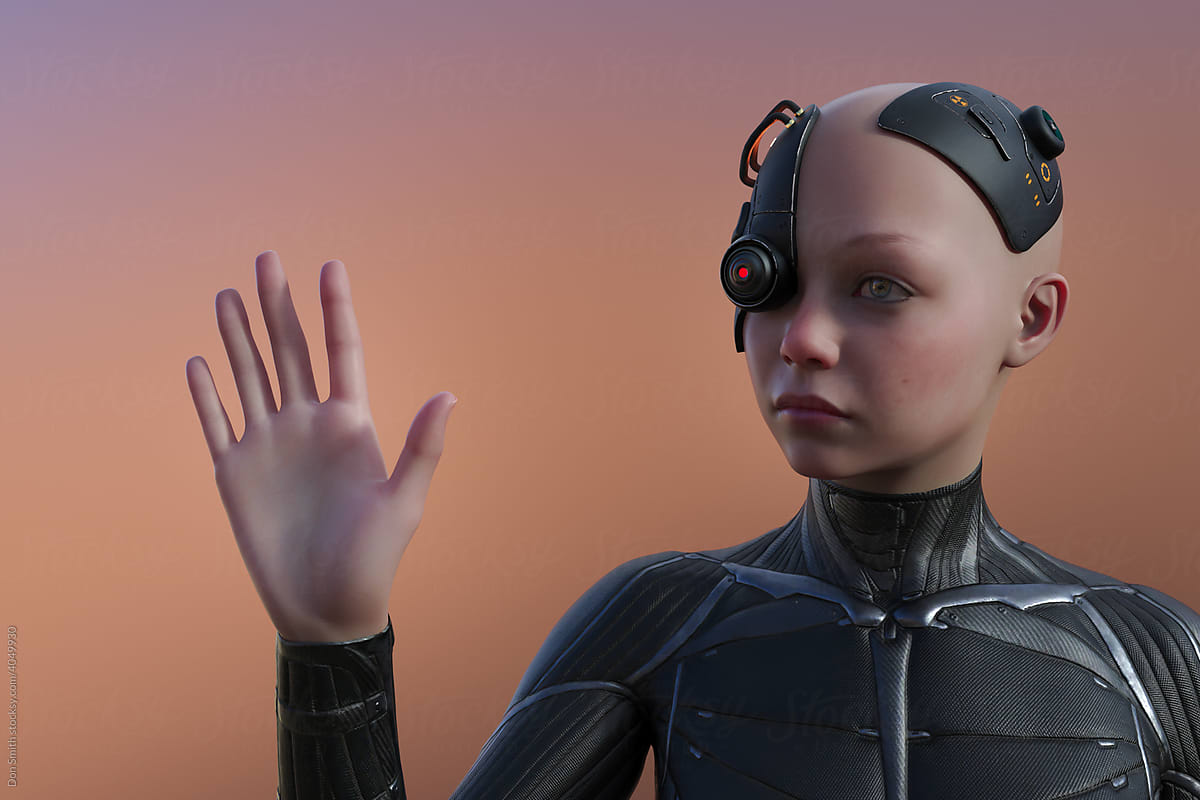 Female cyborg