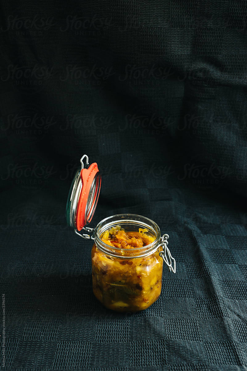Jar with pickles