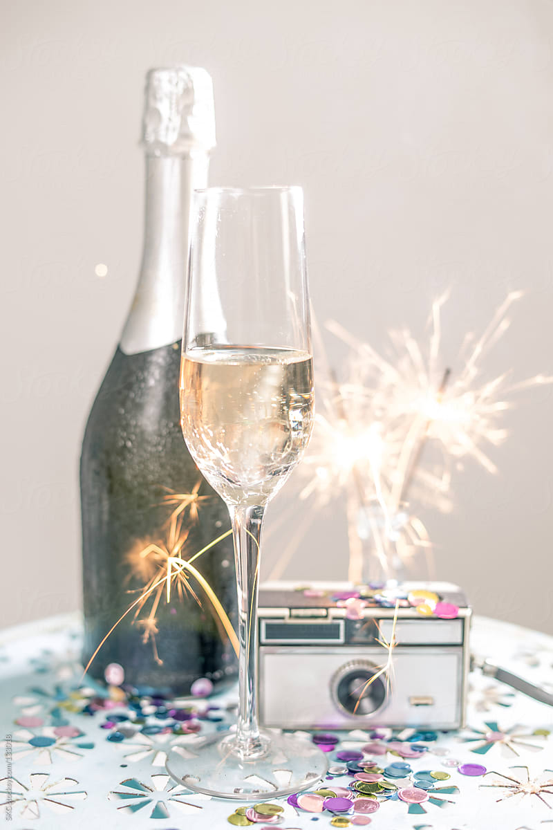 Sparklers and Champagne Make the Perfect Celebration