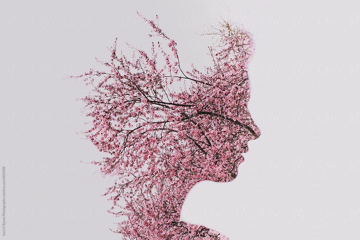 Floral Double Exposure