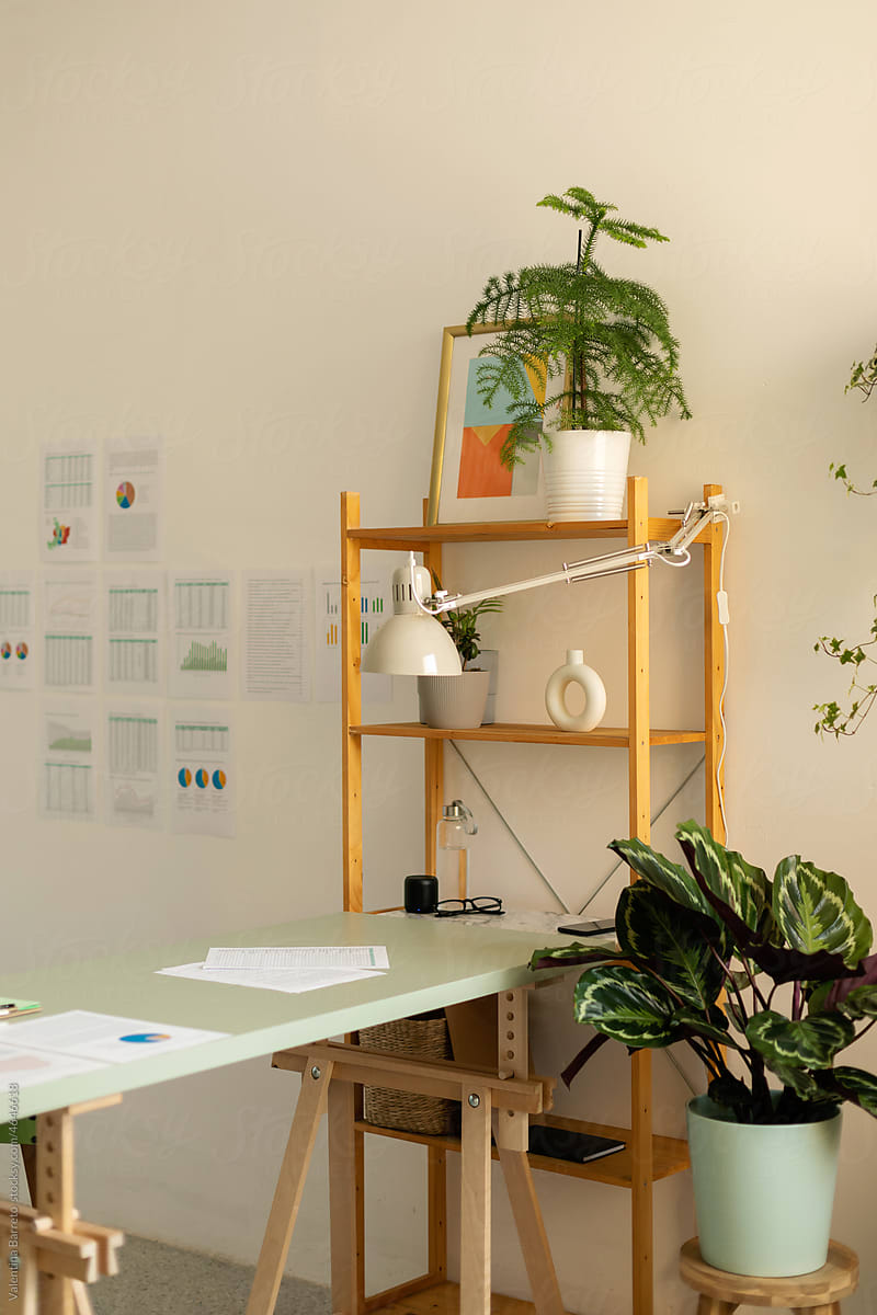 Minimalist modern office interior design