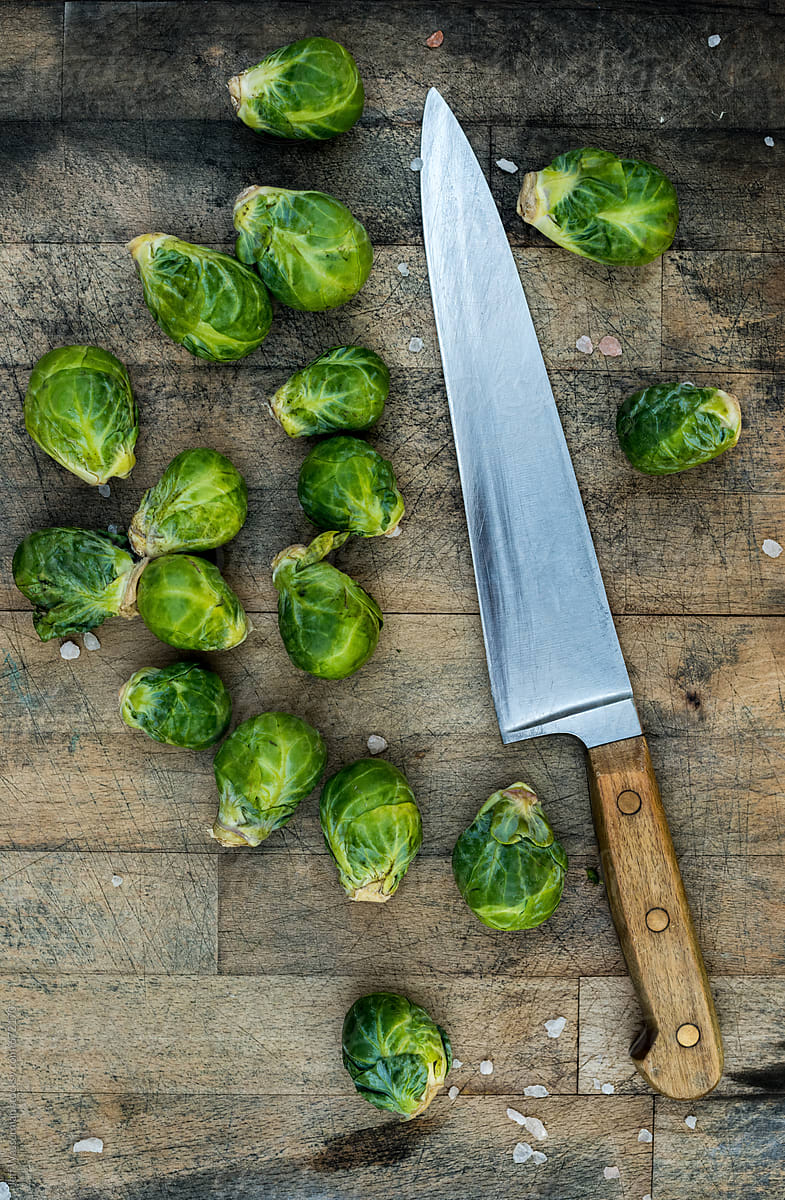 Brussels Sprouts Ready to Grill