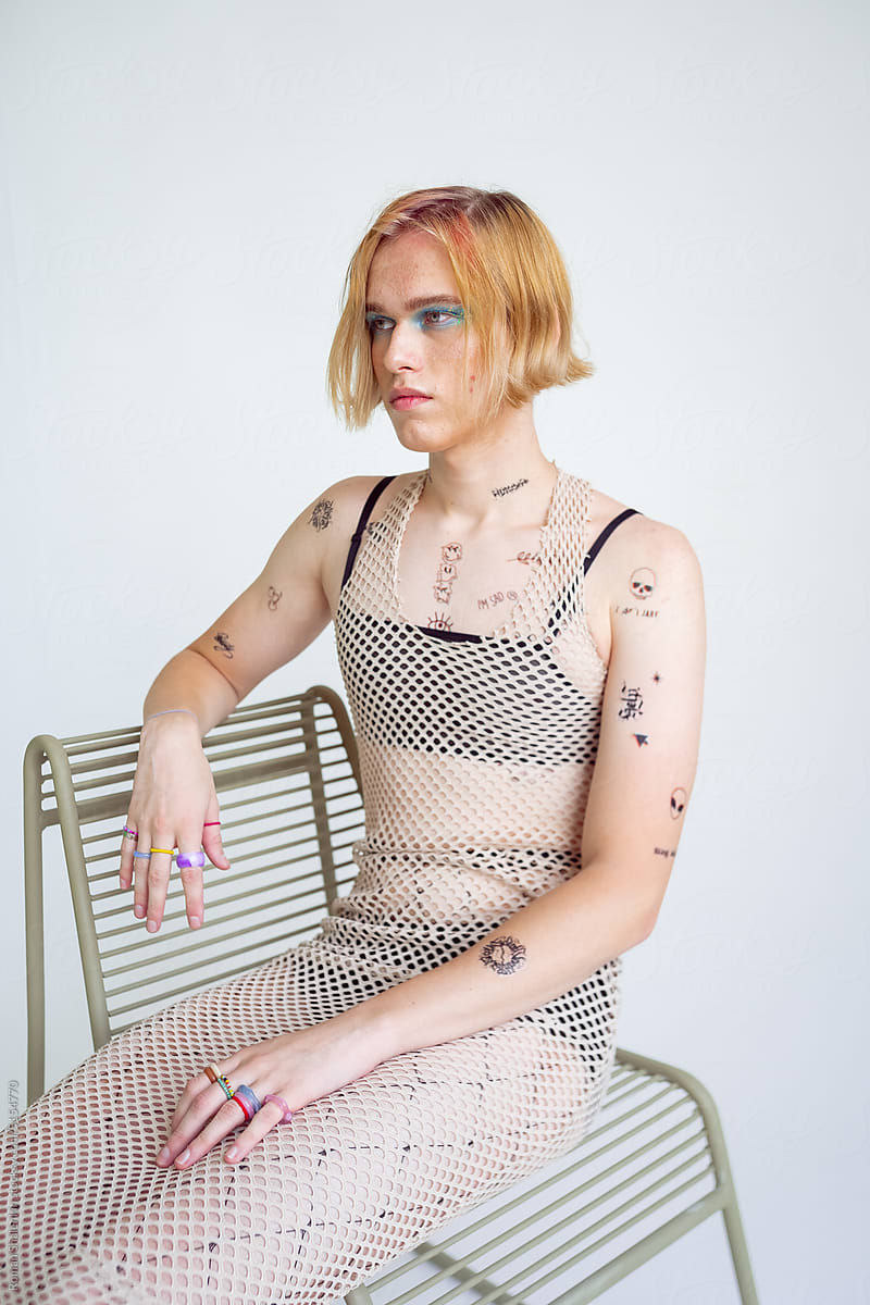 Beautiful Transgender Woman Portrait