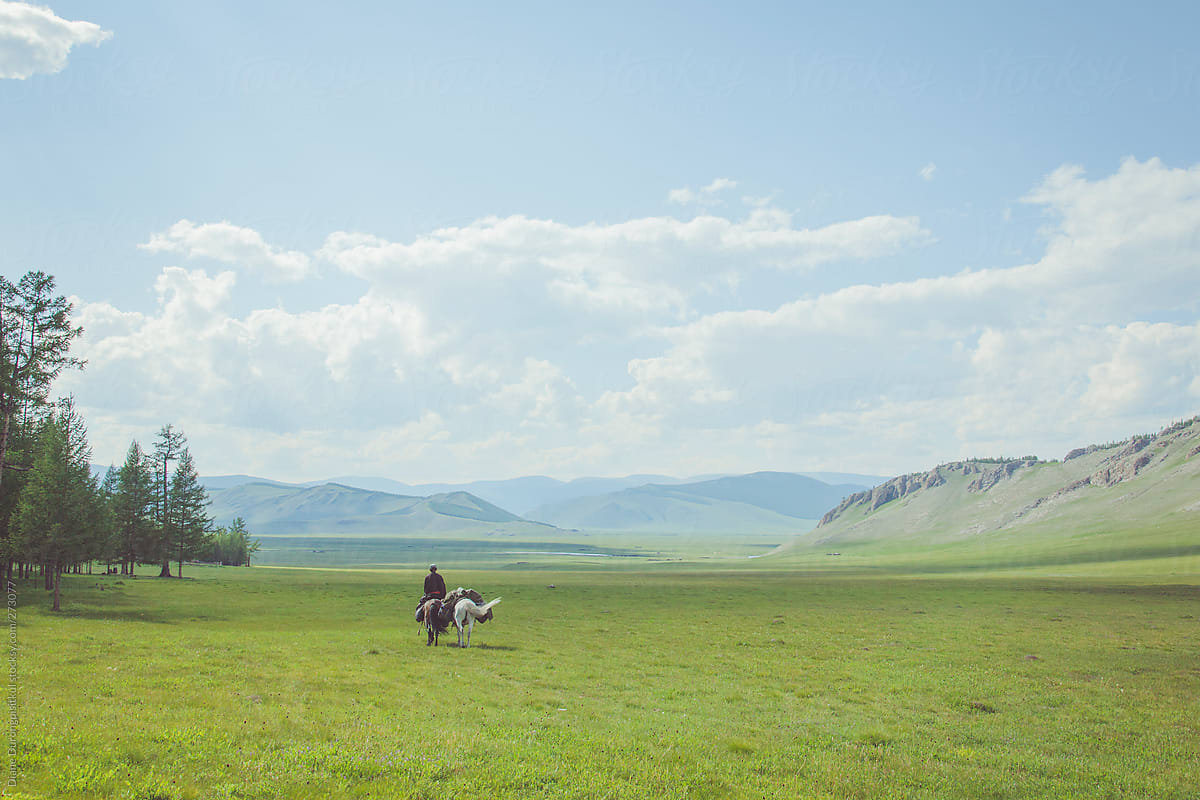 Riding on the Steppe