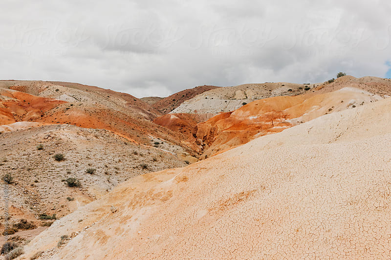 Colorful Hills in the Desert