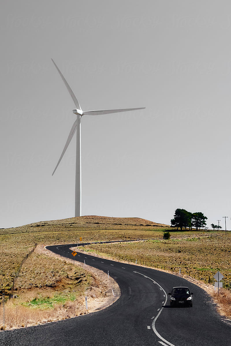 Wind turbines, path to zero emissions renewable energy future