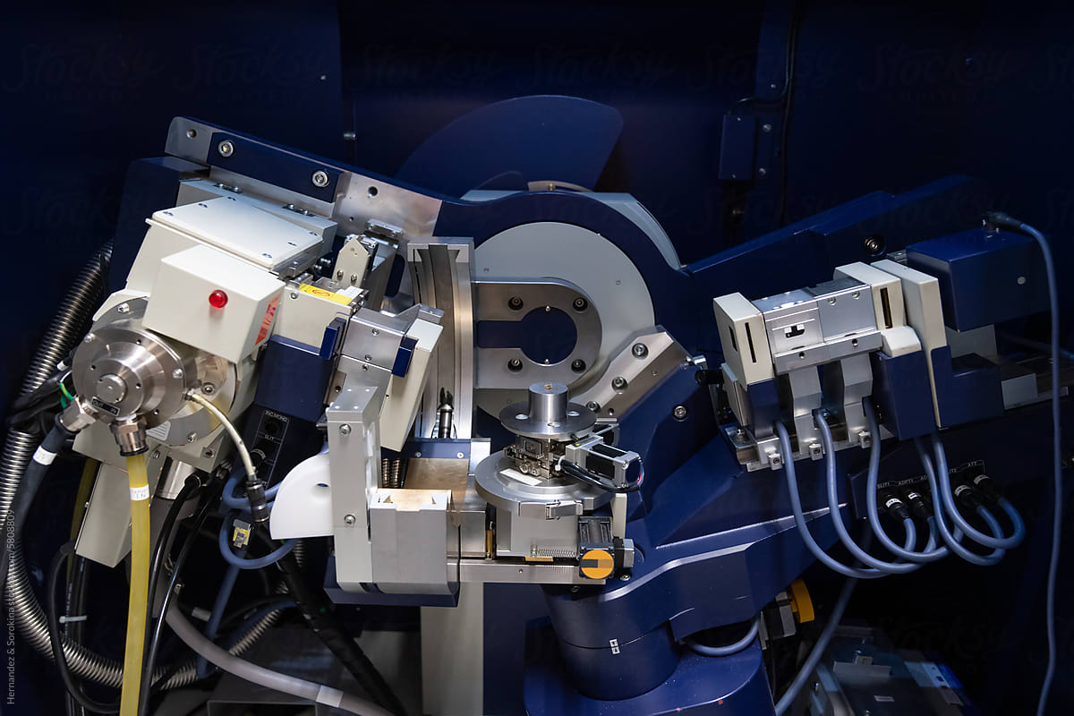 Close Up Of X-ray Diffractometer