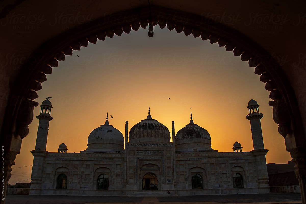 Eternal Grace: Sunset at Derawar Mosque