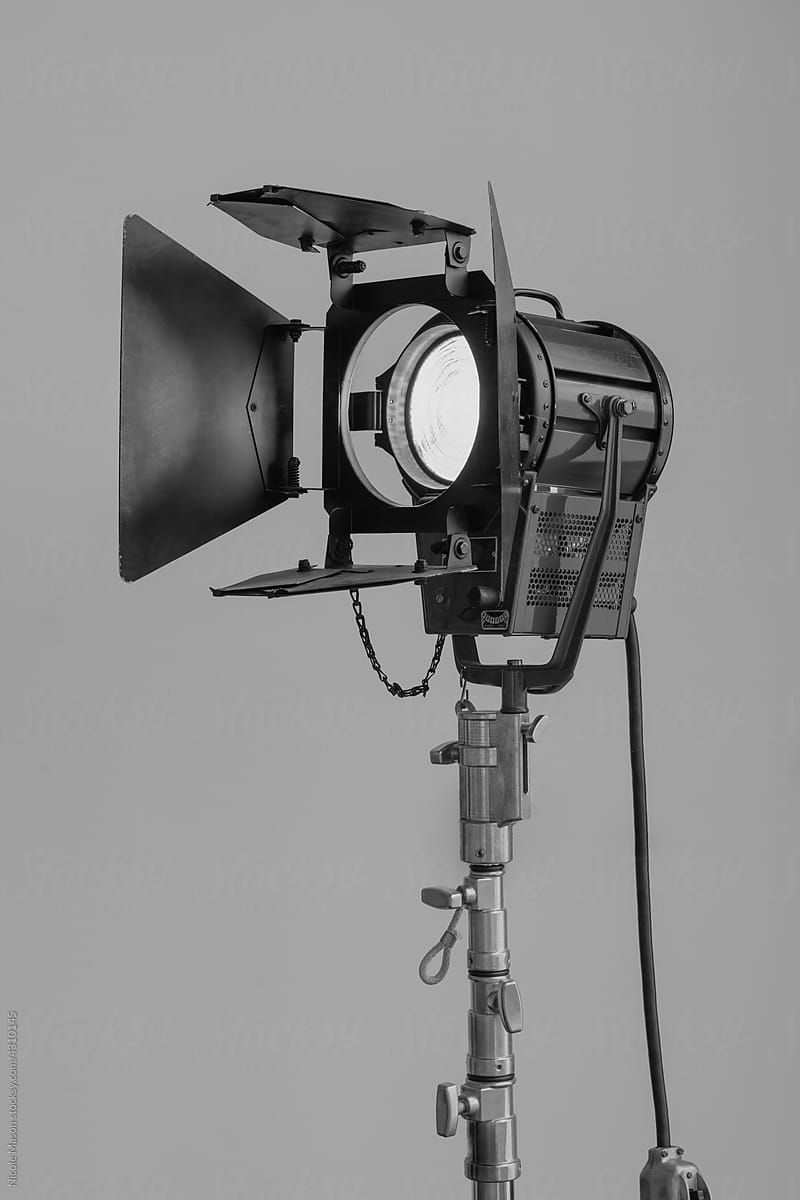 vintage photo studio light