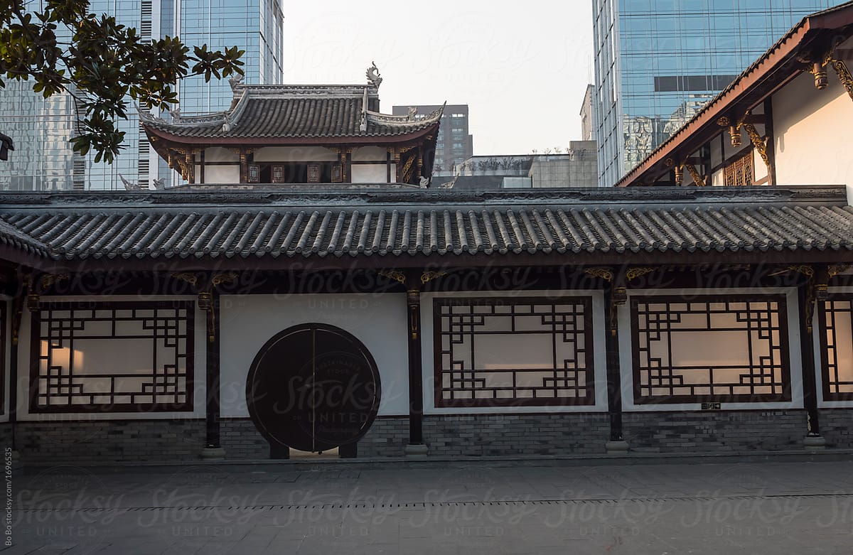 Traditional Chinese style building in the City