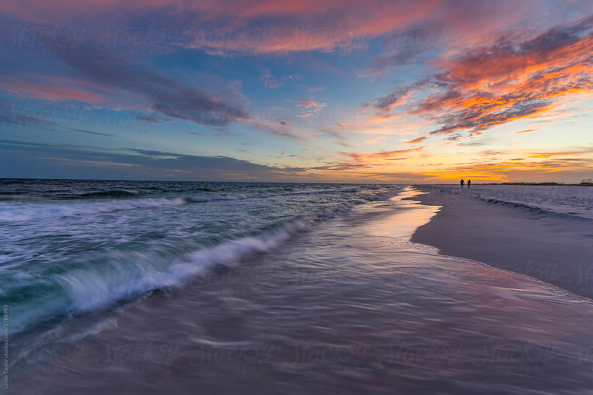 Beautiful Sunset On Pensacola Beach