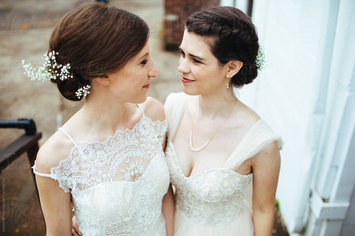 Beautiful Happy Lesbian Wedding By Stocksy Contributor Jennifer Brister Stocksy 