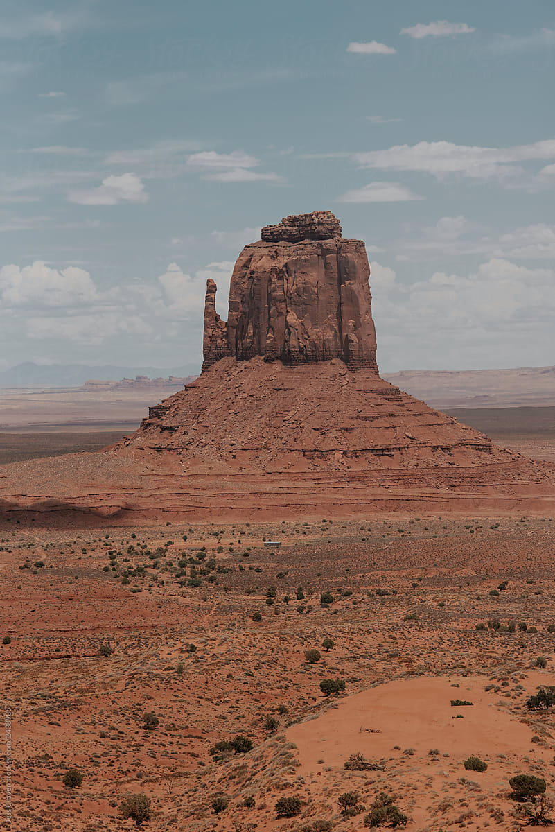 Butte in Monument Valley