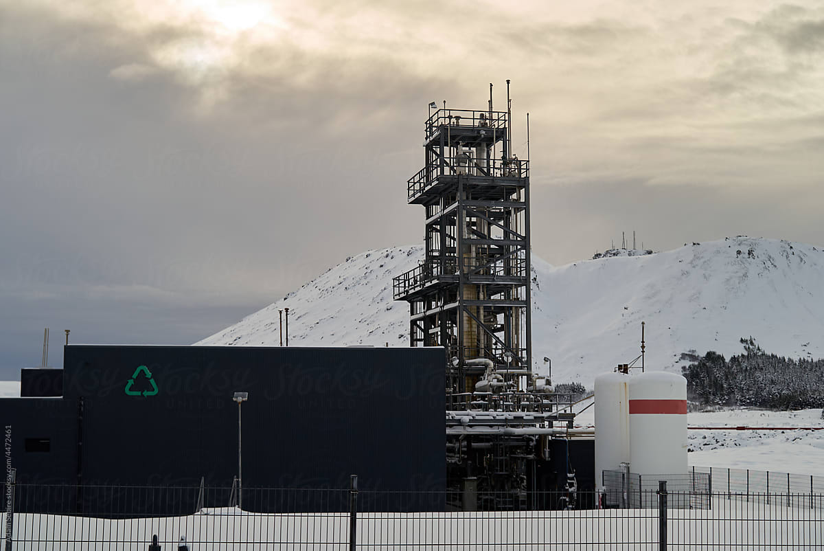 CO2 waste to energy plant, carbon dioxide recycling technology Iceland