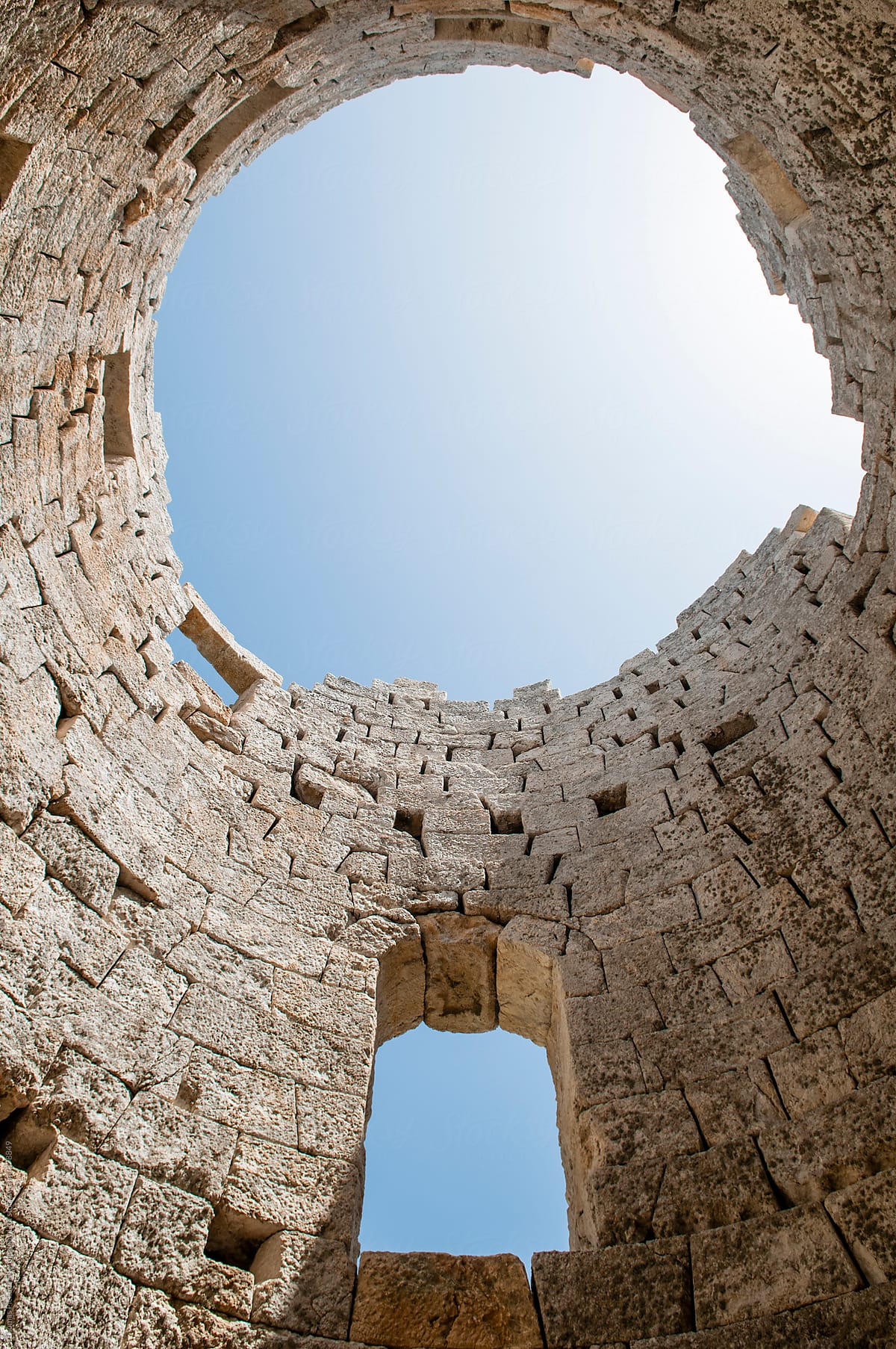 Apakanoy Dhrakanos Tower, Fanari (Faros), Ikaria Island, Aegean Sea, Greece