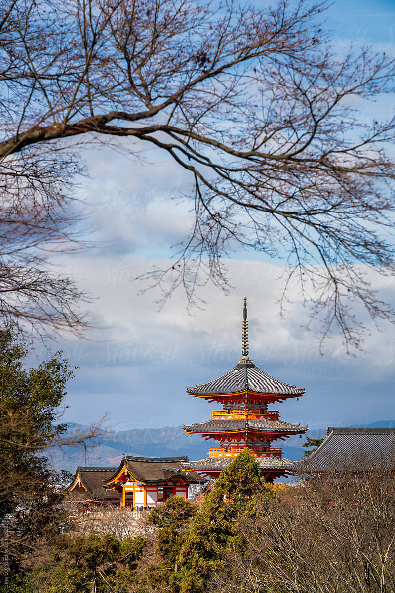 Kiyomizudera Pure Water Temple in Kyoto, Japan