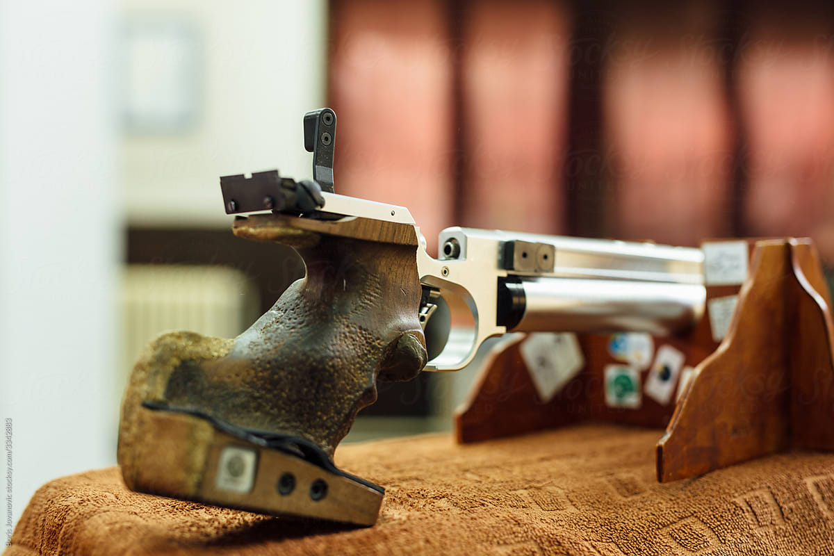 Photo Of A Gun For Rifle Shooting Sport