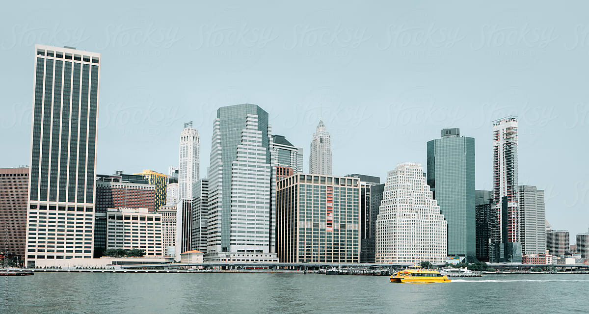 Lower Manhattan since the Easter River, NYC