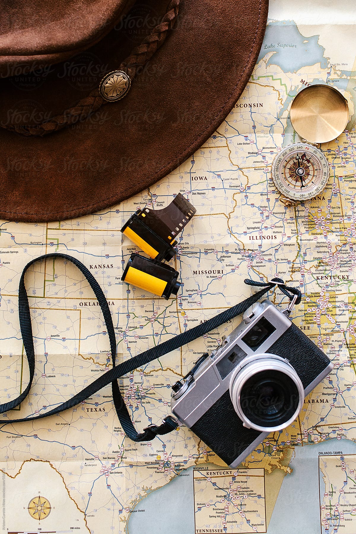 Planning a roadtrip with a film camera